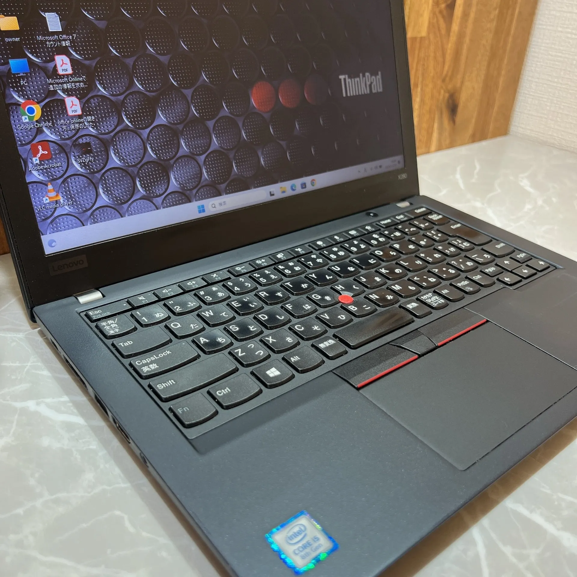 Thinkpad X280☘SSD256GB☘Corei5第8世代☘メモリ8GB【KHRC2309066】