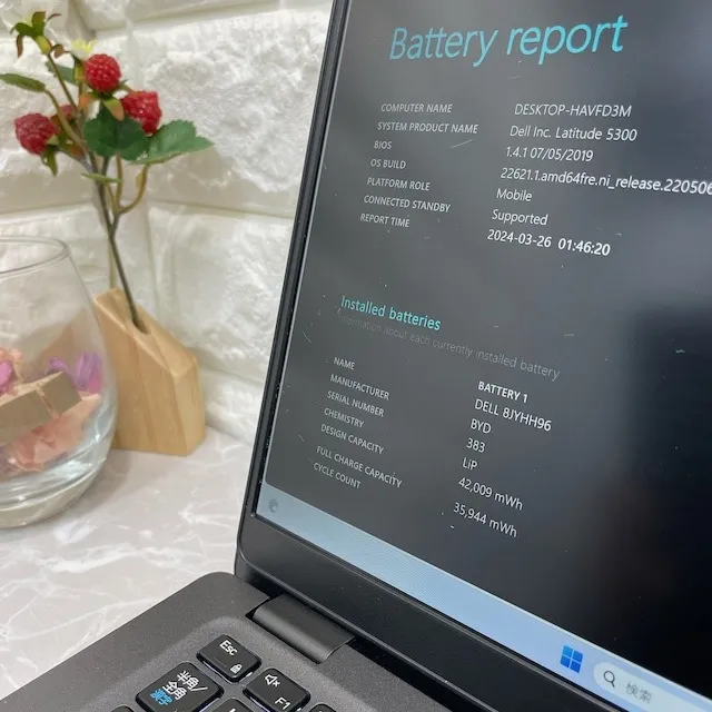 【美品】Dell Latitude 5300✨️メモ16G✨️i7第8世代✨️SSD【THRC2403012】