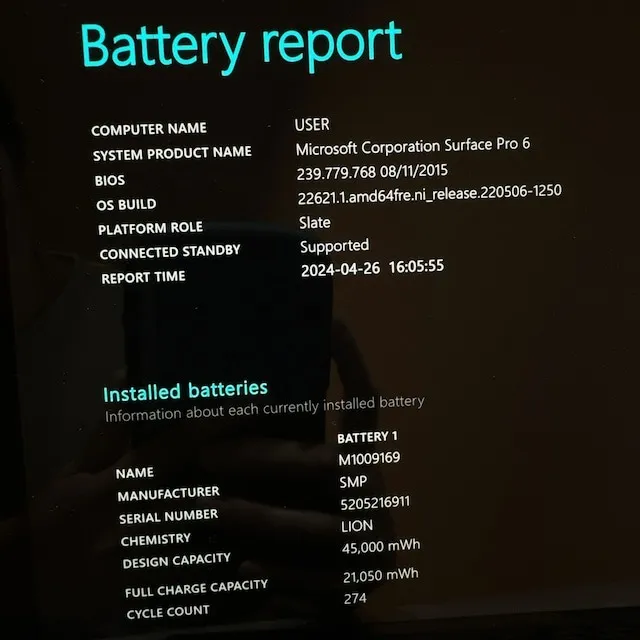 Surface Pro 6☘️メモリ8GB ☘️i5第8世代☘️SSD128GB【VKHRC2404061】