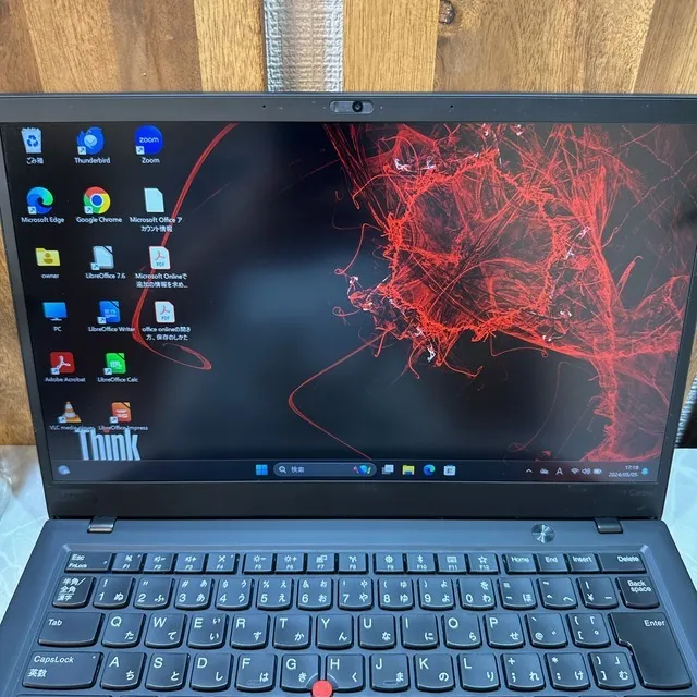 【美品】Thinkpad X1 Carbon☘️SSD128GB☘️i5第8世代☘️【KHRC2404004】