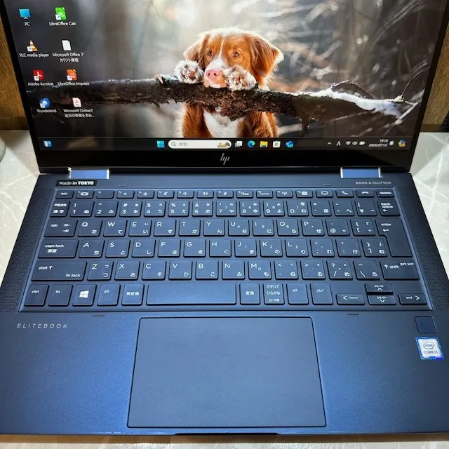 【美品】HP Elite Dragonfly☘️i5第8世代☘️SSD512GB【VKHRC2406144】